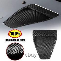 Real Carbon Fiber Hood Air Vent Intake Scoop For Mitsubishi EVO 10th 2008-2015