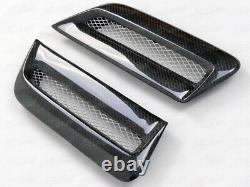 Real Carbon Fiber Hood Scoop Air Intake Vent For Mitsubishi Lancer EvoX 10 08-15