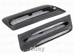 Real Carbon Fiber Hood Scoop Air Intake Vent For Mitsubishi Lancer EvoX 10 08-15