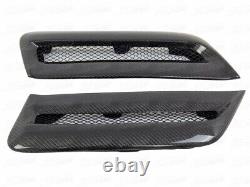 Real Carbon Fiber Hood Scoop Air Intake Vent For Mitsubishi Lancer EvoX 10 08-15