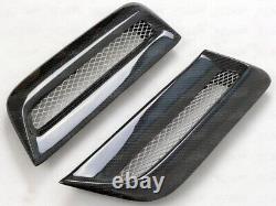 Real Carbon Fiber Hood Scoop Air Intake Vent For Mitsubishi Lancer EvoX 10 08-15