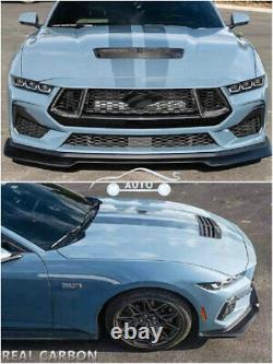 Replace Dry Carbon For Ford Mustang S650 GT 2024+ Front Engine Hood Vent Intake