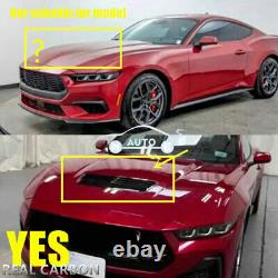 Replace Dry Carbon For Ford Mustang S650 GT 2024+ Front Engine Hood Vent Intake