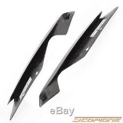 Scopione Carbon Fiber Brake Scoop Vents for Chevy 15-19 Corvette C7 Z06 ZR1 GS