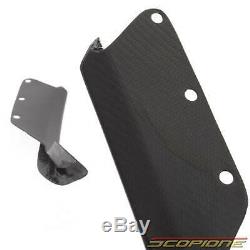 Scopione Carbon Fiber Brake Scoop Vents for Chevy 15-19 Corvette C7 Z06 ZR1 GS