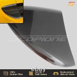 Scopione Carbon Fiber Side Air Intake Covers for McLaren 540C 570GT 570S 600LT