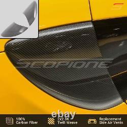 Scopione Carbon Fiber Side Air Intake Covers for McLaren 540C 570GT 570S 600LT