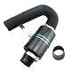 Set Carbon Fiber Style Cold Air Intake Filter Induction Pipe House System Car