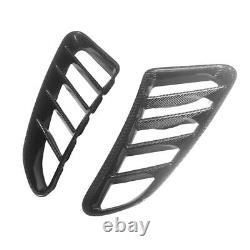 Stylish Design Accessories Side Vent Air Duct Intake Cover Real Carbon Fiber