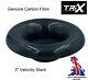 Trix Real Dry Carbon Fibre 3 Intake Ram Air Velocity Stack Turbo Horn Induction