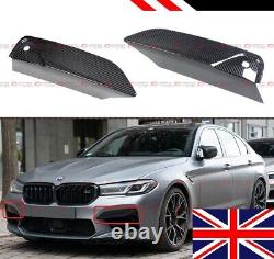 UK ITEM CARBON FIBRE air intake cover, BMW M5 F90 LCI front bumper fiber vent