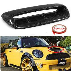 VTX Forge Carbon Fiber Direct Hood Scoop Air Vent Intake For Mini Cooper S R56