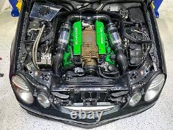 W211 Mercedes Carbon Fiber Intake Scoops E55 AMG E500 E350 Mercedes Benz Intake