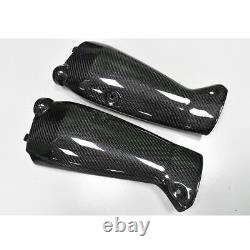 WOO Carbon Fiber Panel Fairing Cover For Yamaha Front Intake-tubes R1 2009-2014