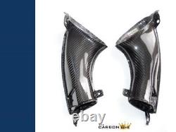 Yamaha R1 2007-08 Carbon Air Intake Tubes In Gloss Twill Weave Fibre Fiber Ram