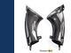 Yamaha R1 2007-08 Carbon Air Intake Tubes In Gloss Twill Weave Fibre Fiber Ram
