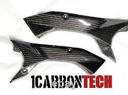 Yamaha Yzf-r6 Carbon Fiber Dash Console Intake Covers 2017-2018-2019-2021-2022