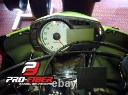 09-13 Carbon Race Air Duct Intake Clock Fairing Bracket Kawasaki Zx-6r Zx6r 6 R