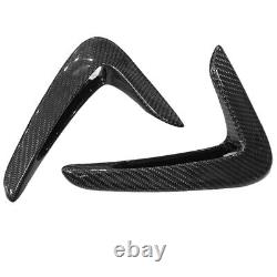 2xreal Carbon Fibre Fender Trim Side Body Intake Grille Fender Air Vent Cover F