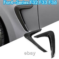 3xreal Carbon Fibre Fender Trim Side Body Intake Grille Fender Air Vent Cover F