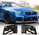 Bmw M2 G87 Coupé Inserts De Conduit D'admission D'air Avant En Fibre De Carbone