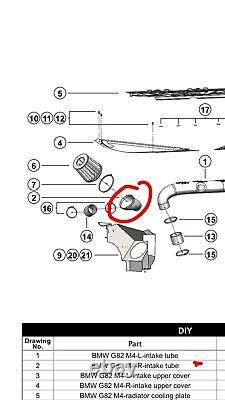 BMW M2 G87, M3 G80 G81 & M4 G82 G83 ARMASPEED CARBON FIBRE R-intake tube		

<br/>
		
 <br/>
Translated to French:	 <br/>	 	 <br/>Tube d'admission en fibre de carbone ARMASPEED R pour BMW M2 G87, M3 G80 G81 & M4 G82 G83