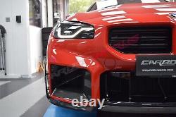 BMW M2 G87 M Performance Style Prises d'admission avant en fibre de carbone préimprégnée.