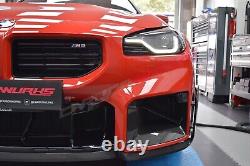 BMW M2 G87 M Performance Style Prises d'admission avant en fibre de carbone préimprégnée.