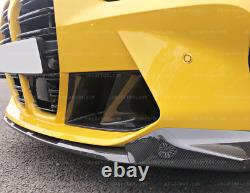 BMW M3 M4 G80 G82 Garniture de conduits d'admission de pare-chocs en fibre de carbone MP Splitter par UKCarbon