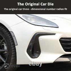 Cache d'admission d'air du pare-chocs avant de voiture en fibre de carbone pour Toyota Subaru BRZ 2022
