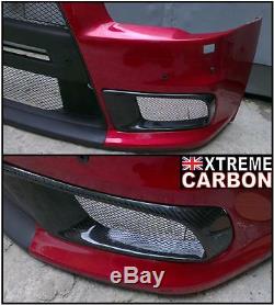 Carbone Pare-chocs Avant Évents Kit D'admission D'air Fits Mitsubishi Evo X Evolution 10
