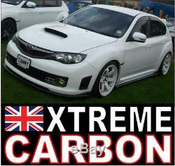 Carbone Pare-chocs Avant Évents Prises D'air Pour Subaru Impreza Sti Grb Hatchback 08+