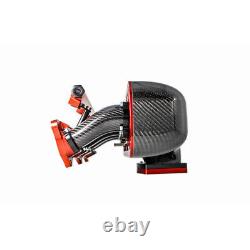 Collecteur d'admission en fibre de carbone avec système d'alimentation central et rampe d'injection de carburant pour Honda K20.