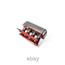 Collecteur d'admission en fibre de carbone avec système d'alimentation central et rampe d'injection de carburant pour Honda K20.