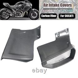 Couvercle d'admission d'air pour Ducati Diavel 1260S 1260 2019-2022 en fibre de carbone 100%