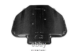 Couvercle de plénum d'admission en fibre de carbone brillante Eventuri pour moteur V8 S62 BMW M5 E39