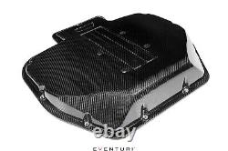 Couvercle de plénum d'admission en fibre de carbone brillante Eventuri pour moteur V8 S62 BMW M5 E39