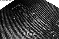 Couvercle de plénum d'admission en fibre de carbone brillante Eventuri pour moteur V8 S62 BMW M5 E39