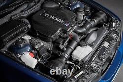 Couvercle de plénum d'admission en fibre de carbone brillante Eventuri pour moteur V8 S62 BMW M5 E39
