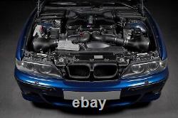 Couvercle de plénum d'admission en fibre de carbone brillante Eventuri pour moteur V8 S62 BMW M5 E39
