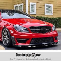 Couvercle de ventilation latérale de pare-chocs en fibre de carbone pour Mercedes Benz C Class W204 C63 AMG