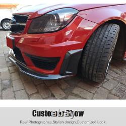 Couvercle de ventilation latérale de pare-chocs en fibre de carbone pour Mercedes Benz C Class W204 C63 AMG