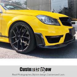 Couvercle de ventilation latérale de pare-chocs en fibre de carbone pour Mercedes Benz C Class W204 C63 AMG