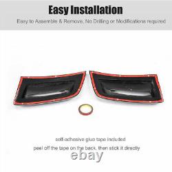 Couvercle de ventilation latérale de pare-chocs en fibre de carbone pour Mercedes Benz C Class W204 C63 AMG