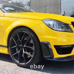 Couvercle de ventilation latérale de pare-chocs en fibre de carbone pour Mercedes Benz Classe C W204 C63 AMG