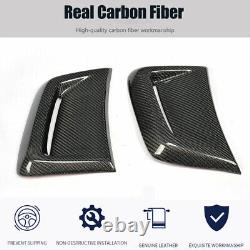 Couvercle de ventilation latérale de pare-chocs en fibre de carbone pour Mercedes Benz Classe C W204 C63 AMG