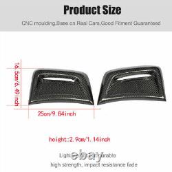 Couvercle de ventilation latérale de pare-chocs en fibre de carbone pour Mercedes Benz Classe C W204 C63 AMG