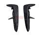 Couvercles De Ventilation Avant En Fibre De Carbone Civic Fl5 Pour Honda Type R Fiber 2023+