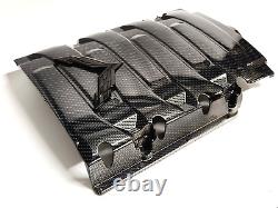 Couverture d'admission moteur en fibre de carbone hydrofuge pour C7 Corvette Stingray LT1
