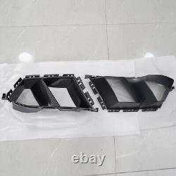 Couverture de grille d'aération latérale de pare-chocs avant de style carbone pour BMW G80 M3 G82 M4 21-23